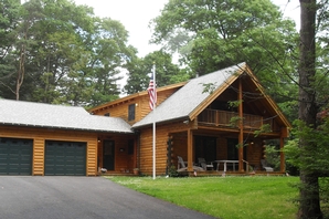 The Bridgewater Log Home Floorplan