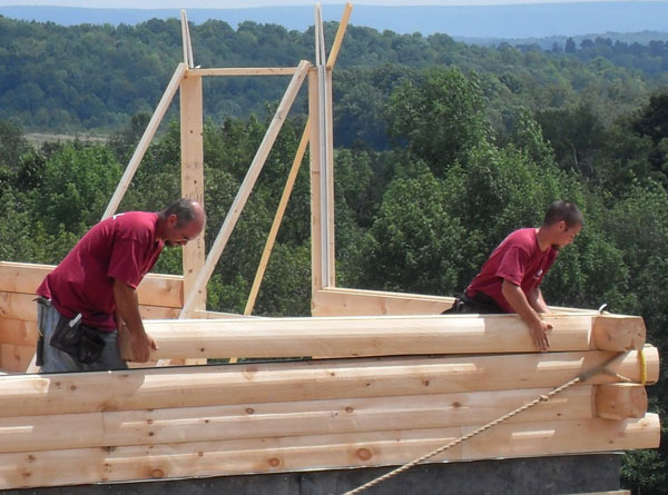 We Build Log Homes
